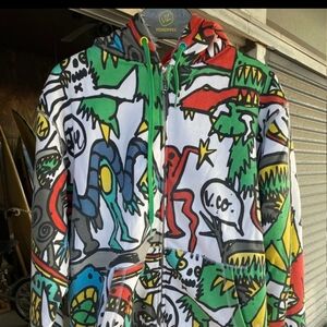 Volcom Ryan Sheckler Monster Hoodie Multicolor Graphic Hoodie